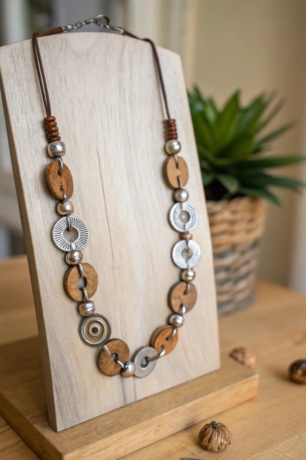 Transforming tools into treasures: Discover the elegance of upcycled hardware jewelry.