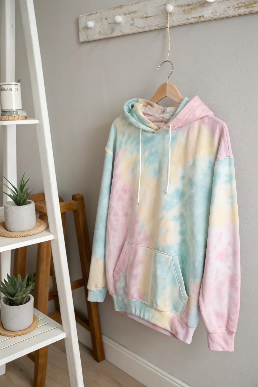 Craft their unique style with a custom tie-dye hoodie, blending boho charm with minimalist elegance.