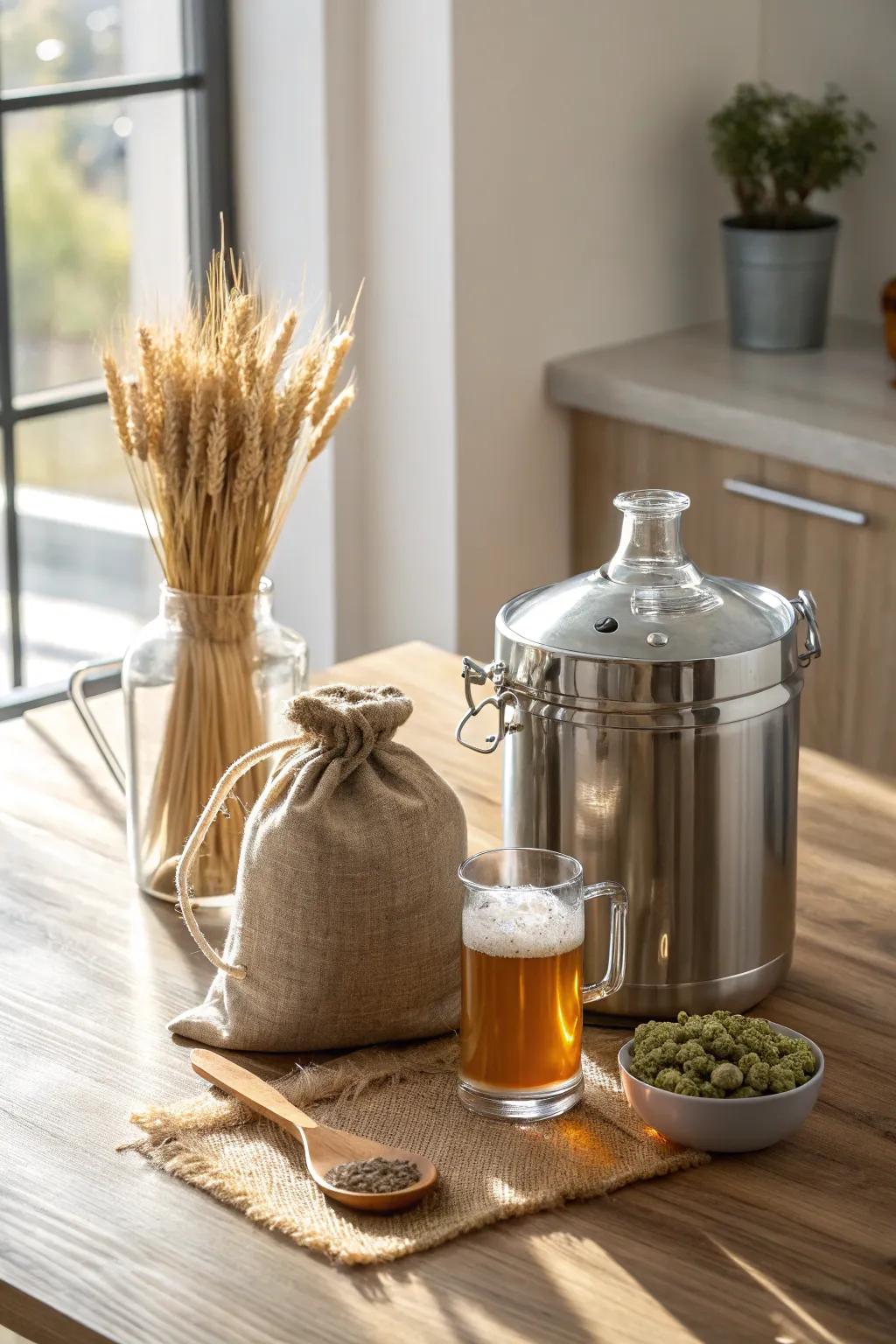 Craft your love story with a DIY beer brewing adventure. 🍺💕 #ValentinesGiftIdeas #Craftsmanship