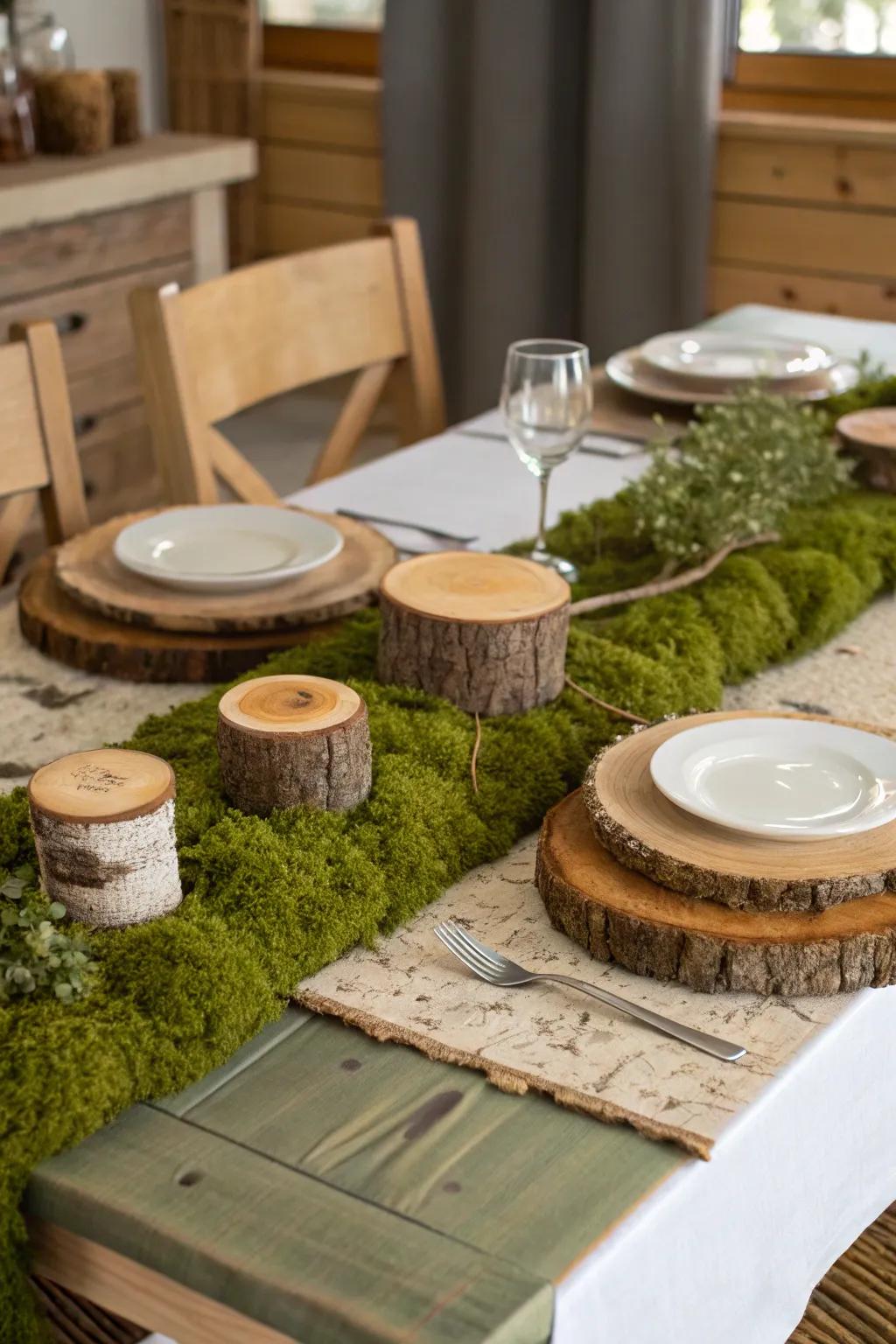 Bring the forest to your dining room table.