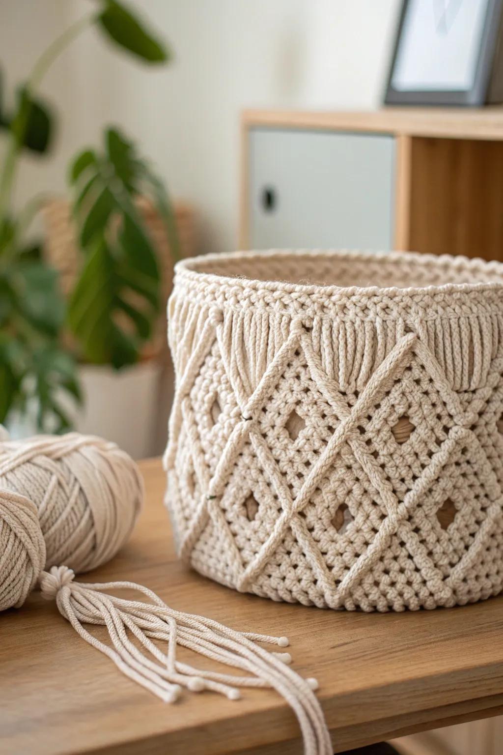 Elevate your crochet creations with the elegant diamond stitch—where simplicity meets timeless beauty.