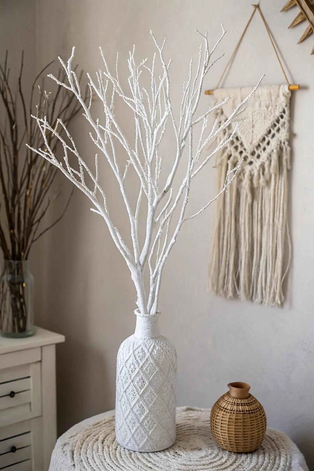 Transform your entryway with a touch of winter magic – simple, elegant, and delightfully chic.