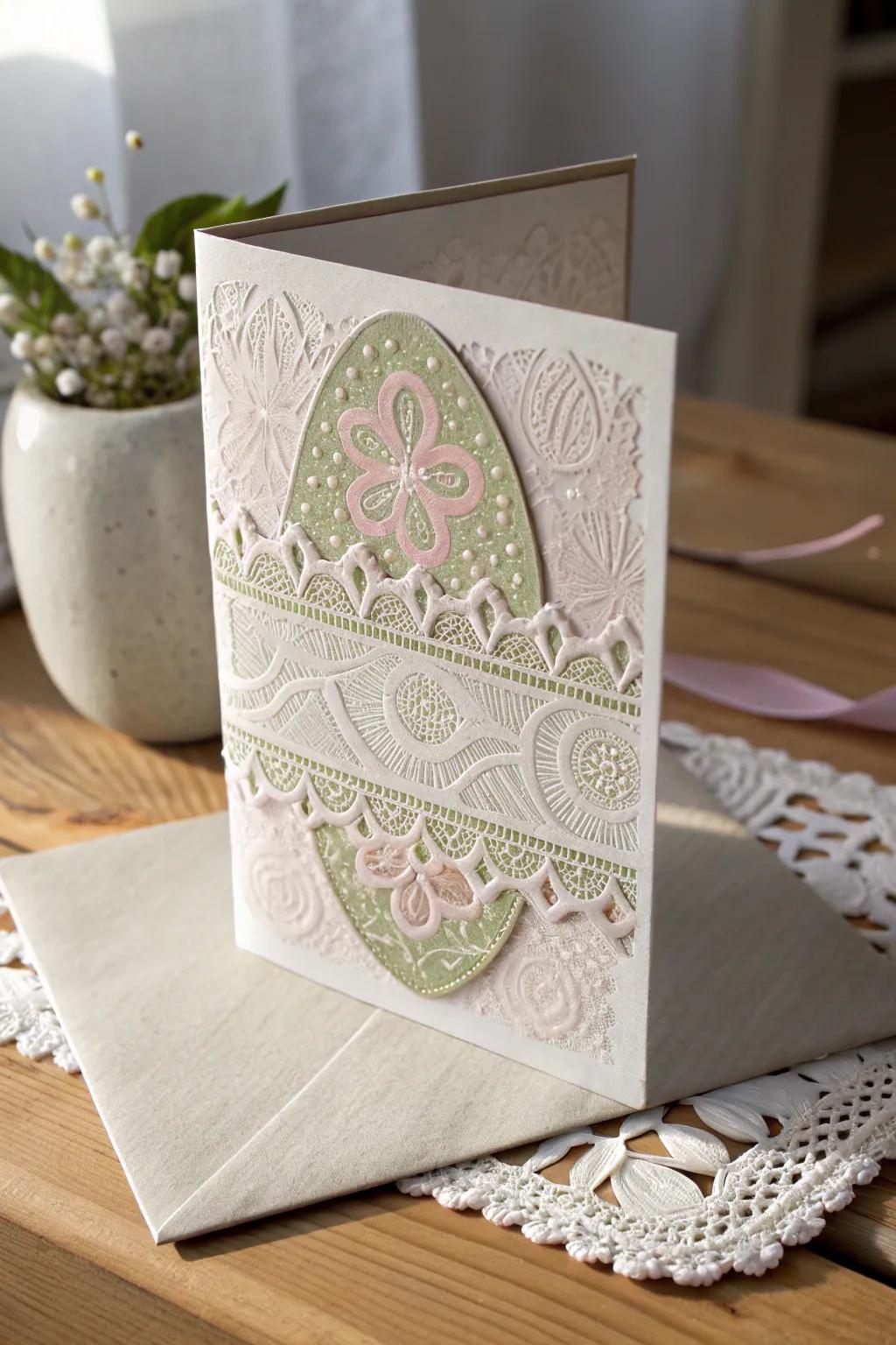 Embrace nostalgia this Easter with a touch of lace elegance.