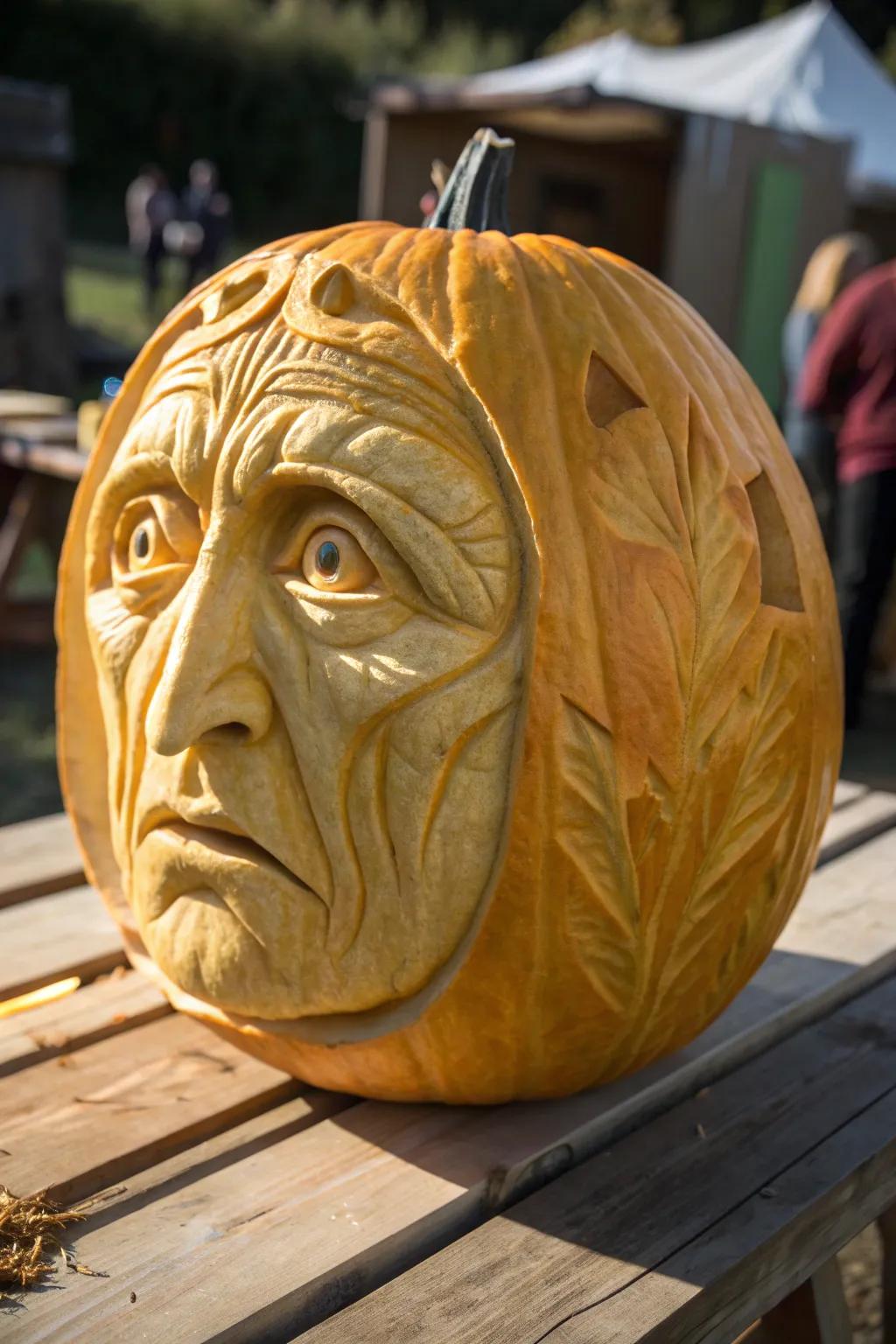 Experience the art of surreal pumpkin carving — where imagination reshapes reality.