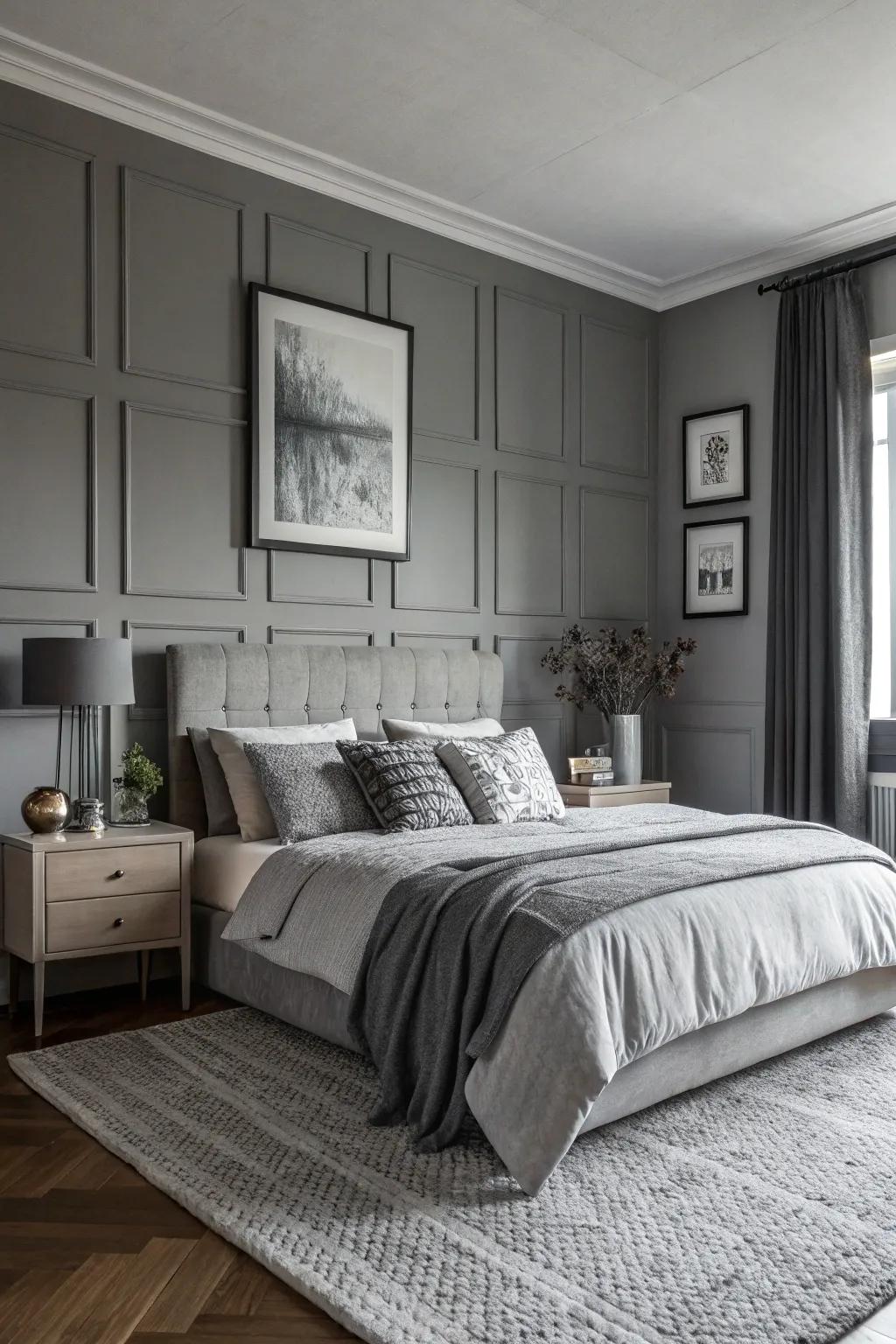 Monochrome palettes create a serene and cohesive space.