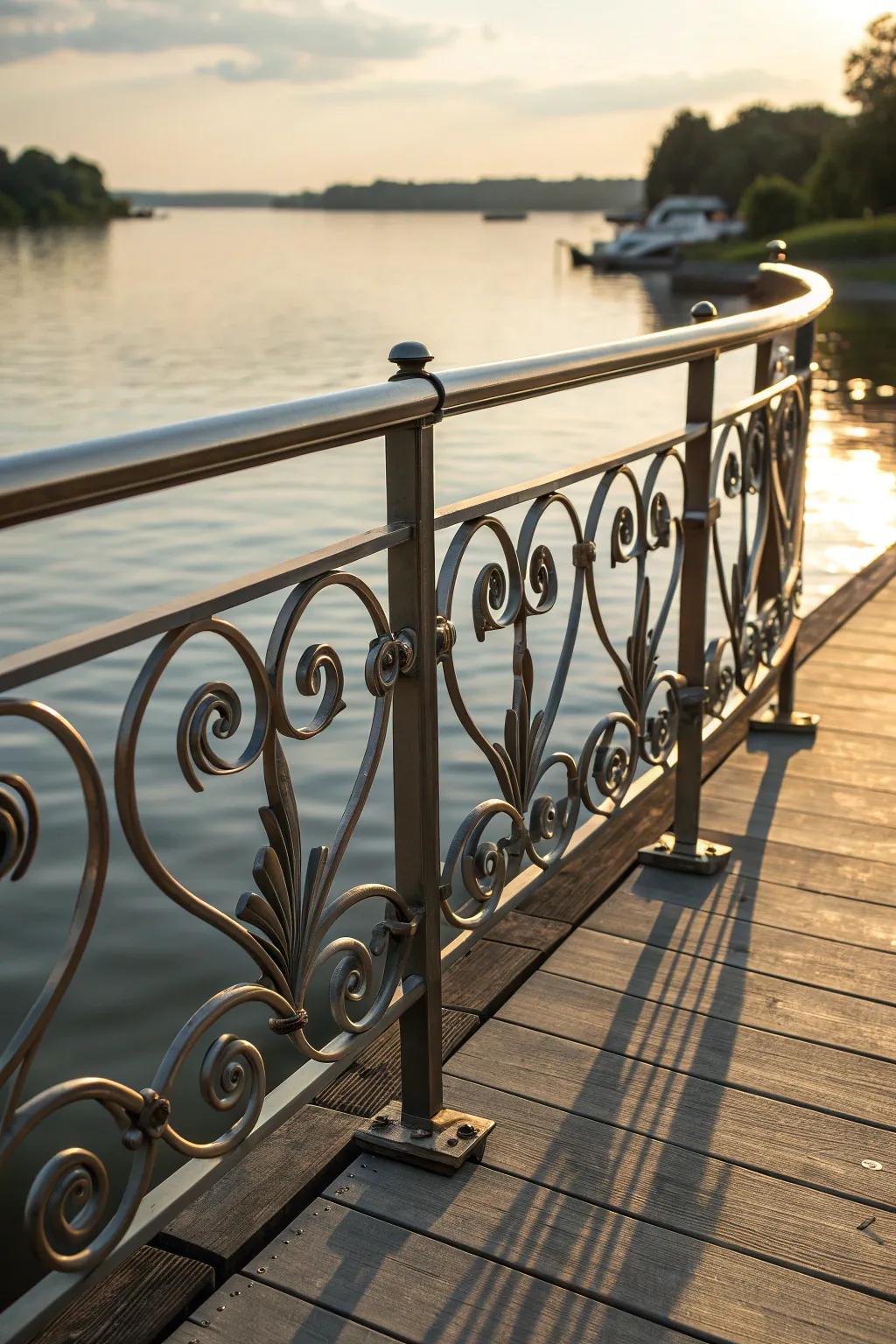 Elevate your pontoon with custom artisan metalwork that blends luxury with craftsmanship.