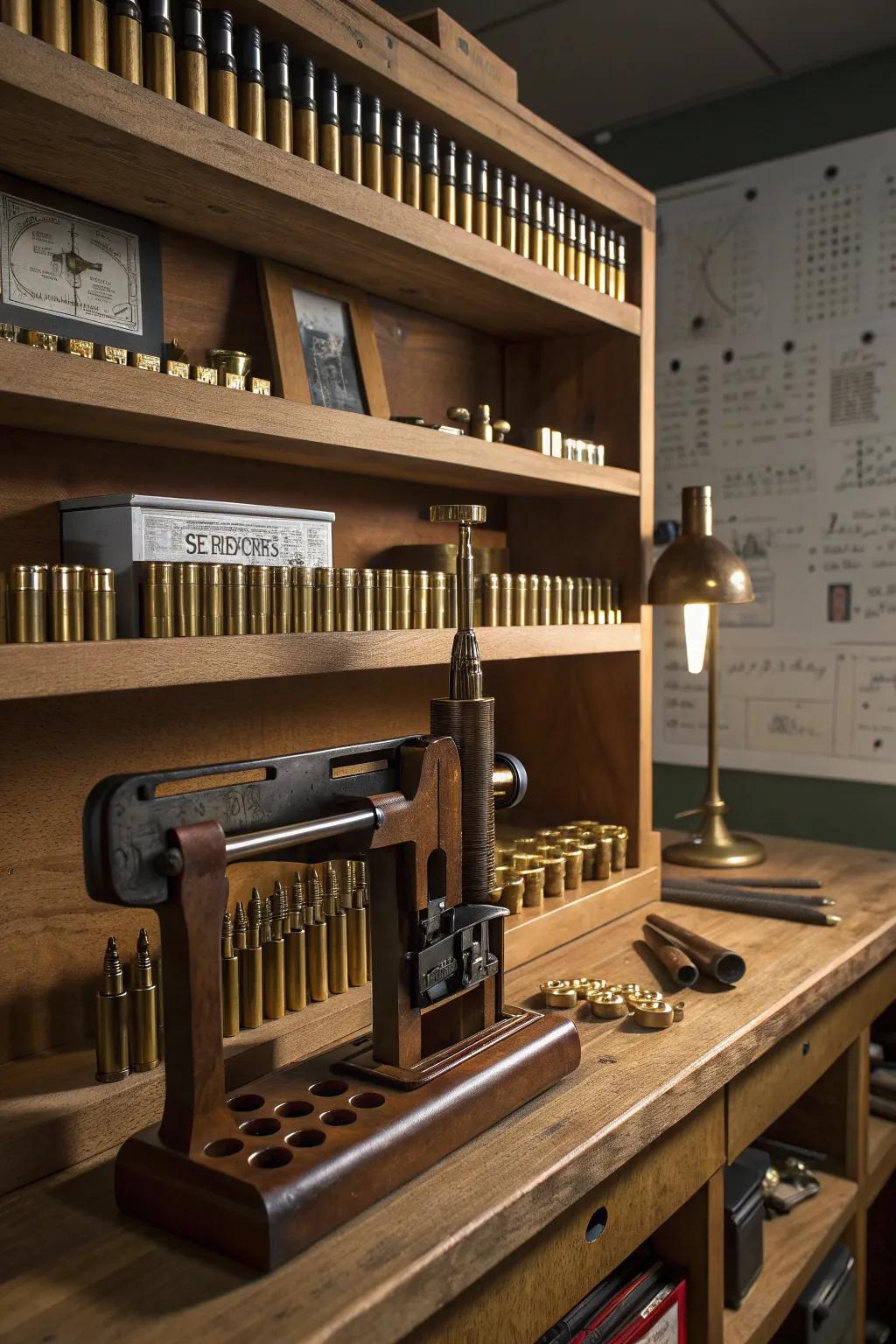 Craft Your Passion: A Reloading Room That Inspires Every Shot.