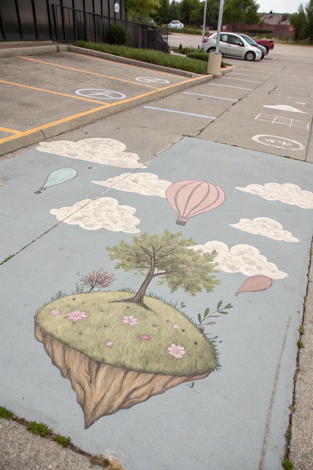 Transform your parking spot into a dreamscape—where minimalism meets imagination.