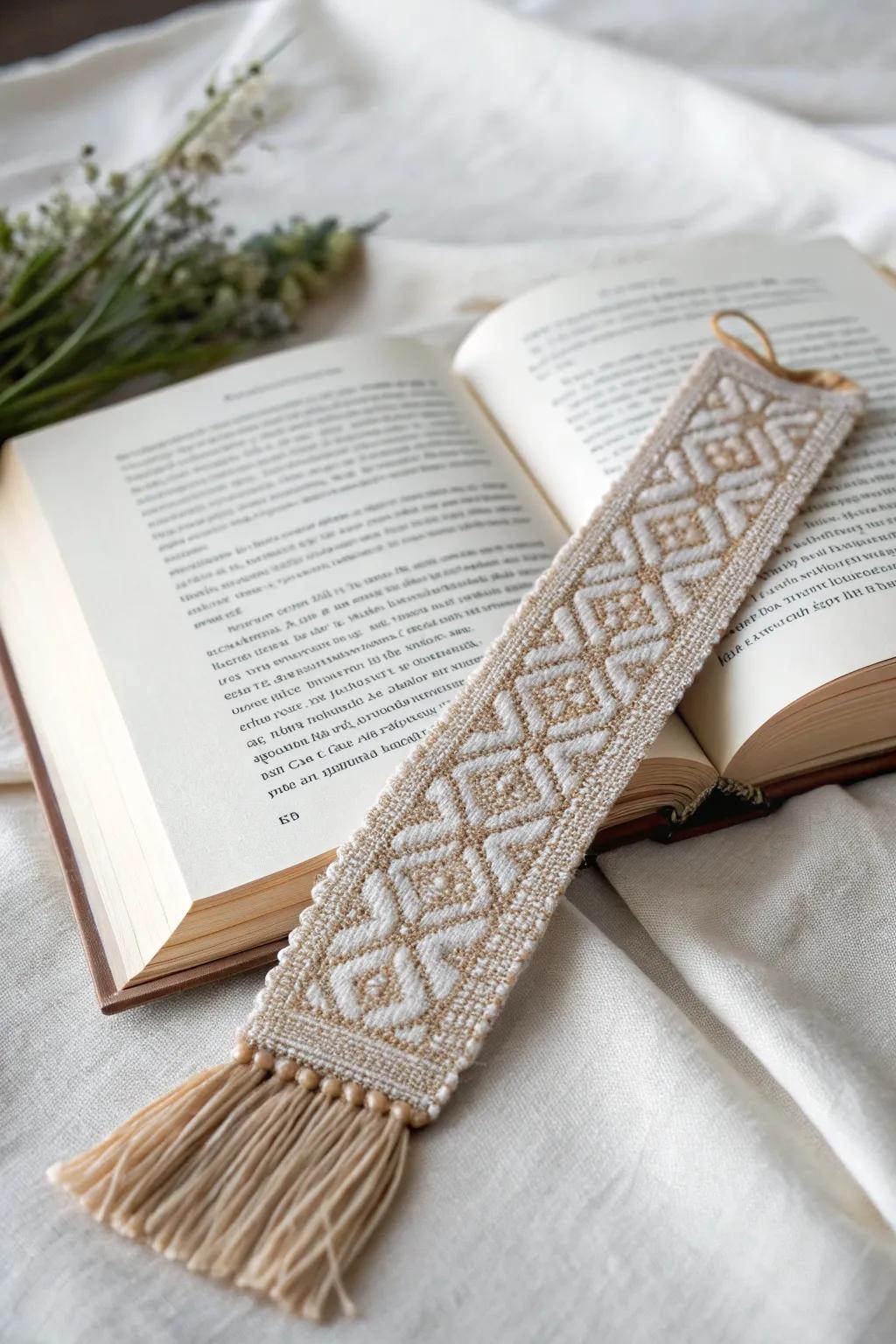 Elevate your reading experience with handcrafted fabric bookmarks – where simplicity meets artistry.