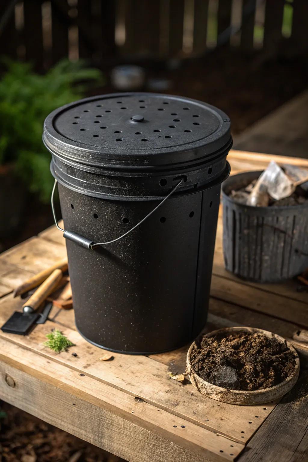 Transform kitchen scraps into garden gold with this DIY compost bucket—where simplicity meets craftsmanship.
