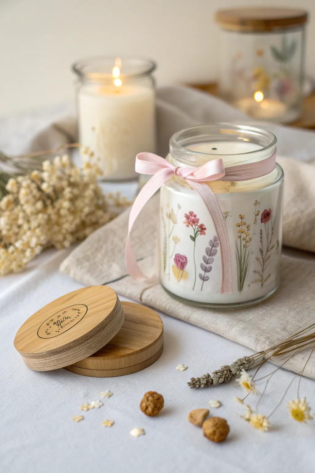 Embrace the beauty of simplicity with this charming prayer jar, a perfect blend of faith and creativity.