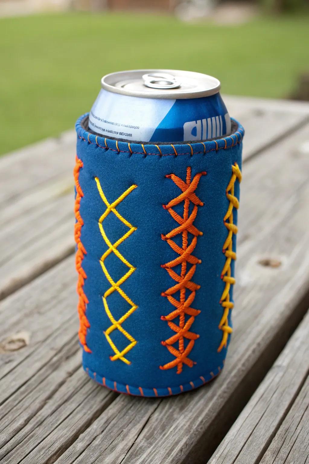 Add a splash of joy to your party with vibrant, handcrafted koozies!