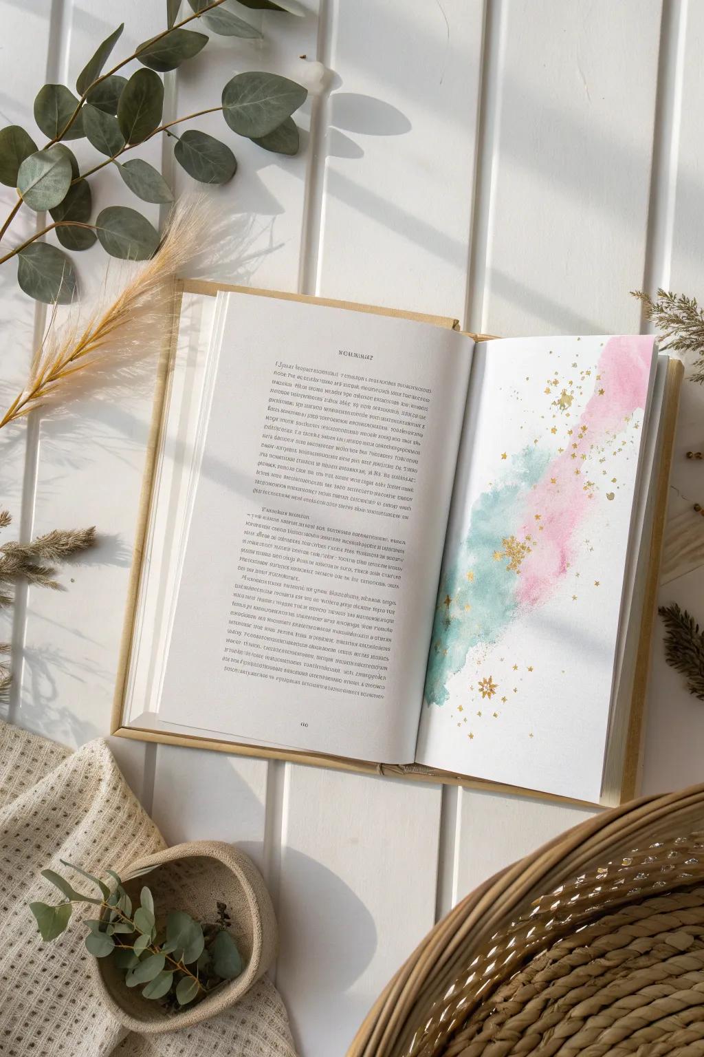 Transform your space with mixed media book art—where literature meets artistry in a minimalist boho embrace.