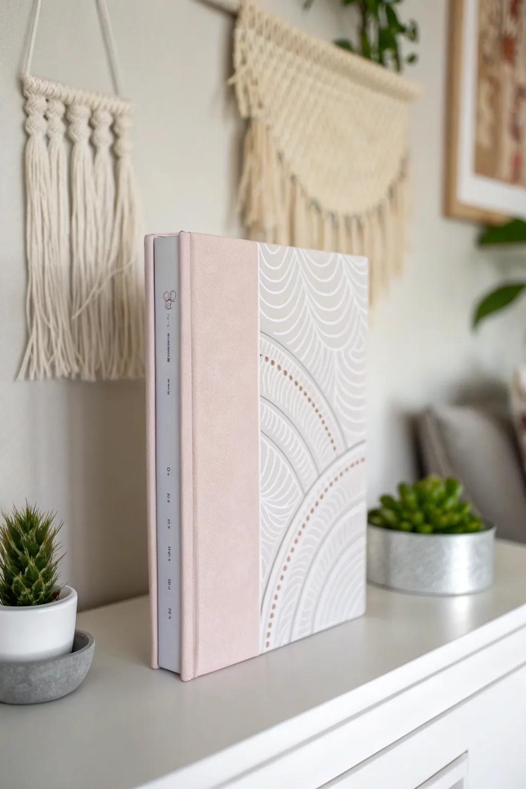 Embrace the charm of minimalism with this beautifully crafted book cover—simplicity at its finest.