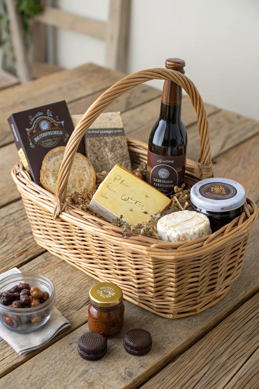 Elevate your culinary journey with a touch of artisanal charm. 🍫🧀🍻
