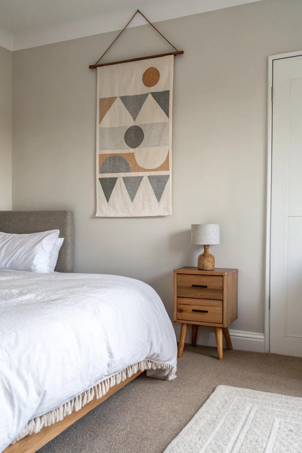 Embrace simplicity with a modern minimalist canvas.
