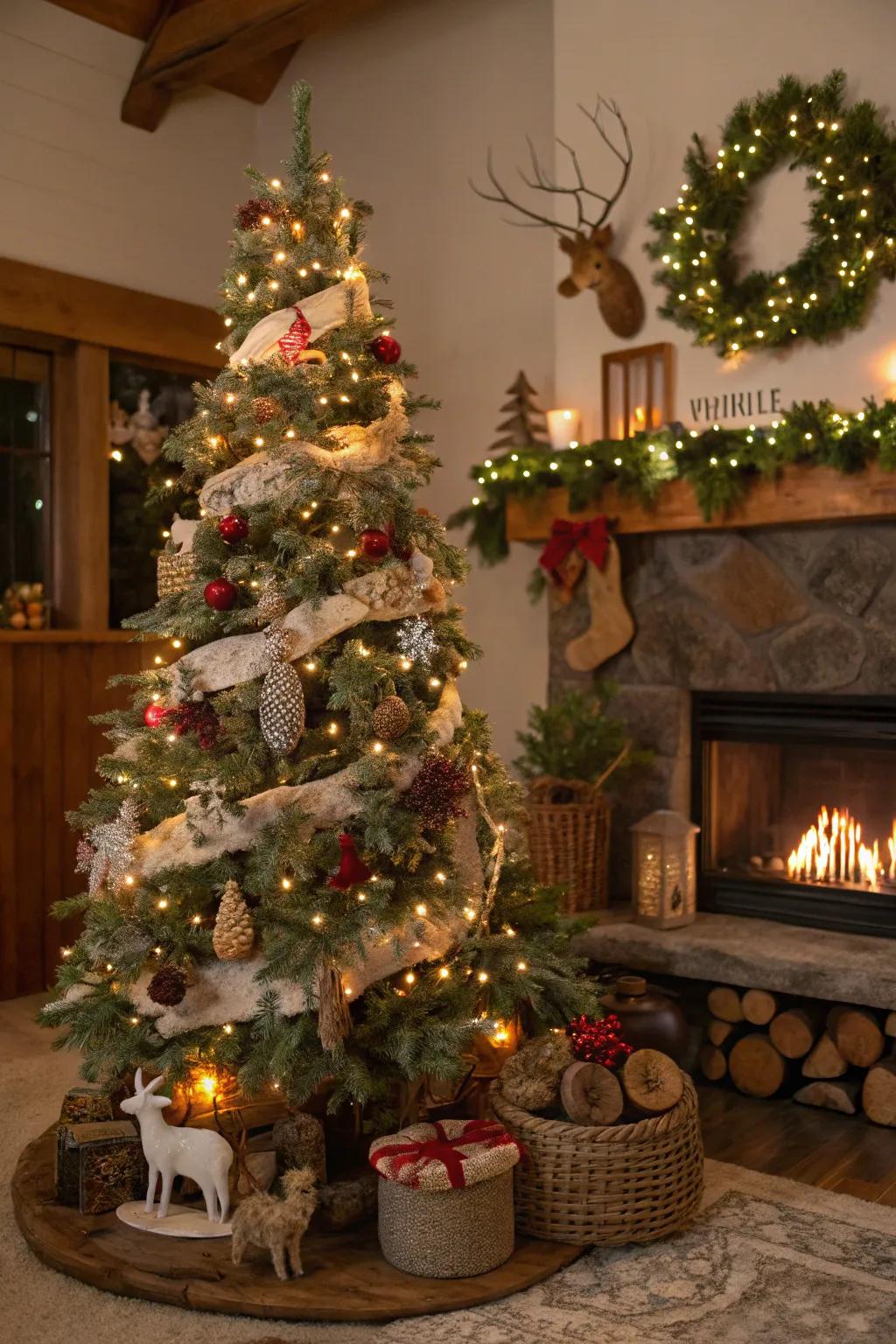 Bring the magic of the forest indoors with an enchanted tree.
