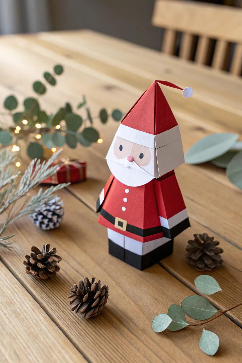 Craft your own festive magic with this charming Santa Claus paper puppet!
