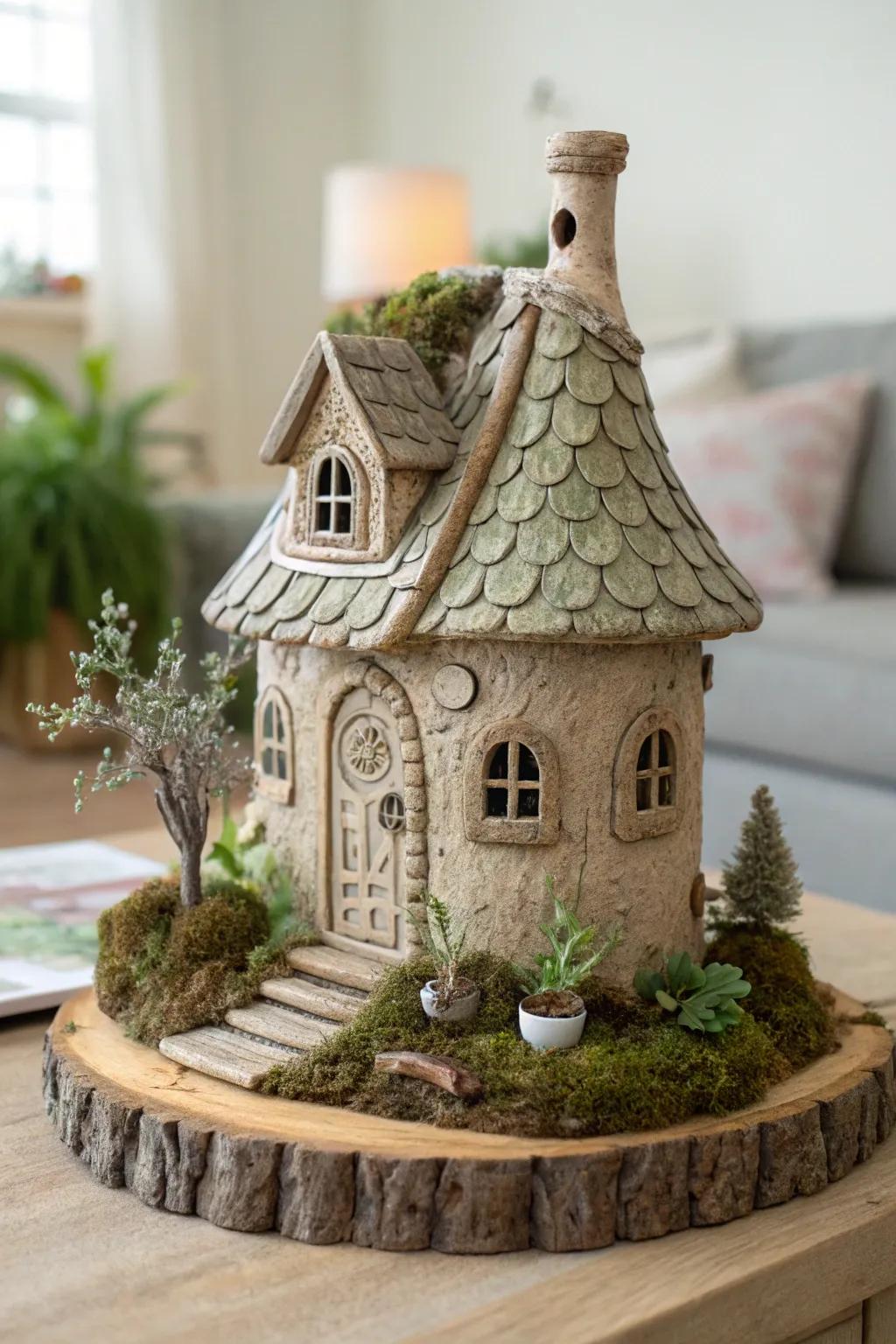 Craft your own enchanted village with these stunning fantasy miniature houses!