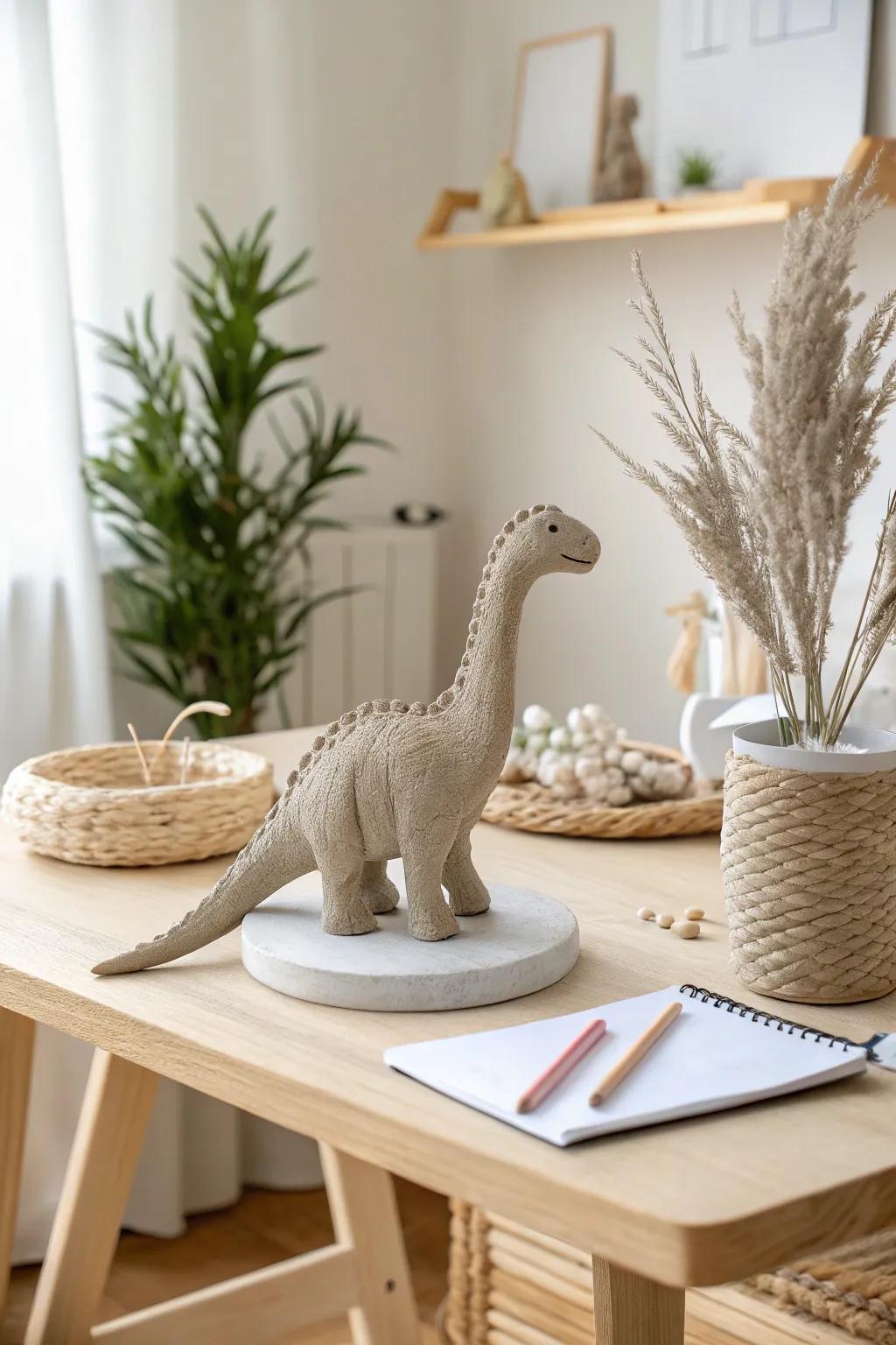 Unleash your child's imagination with these charming clay dinosaur companions!