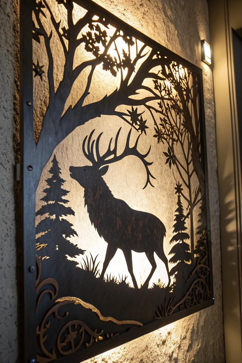 Elevate your space with the rustic charm of handcrafted metal art.