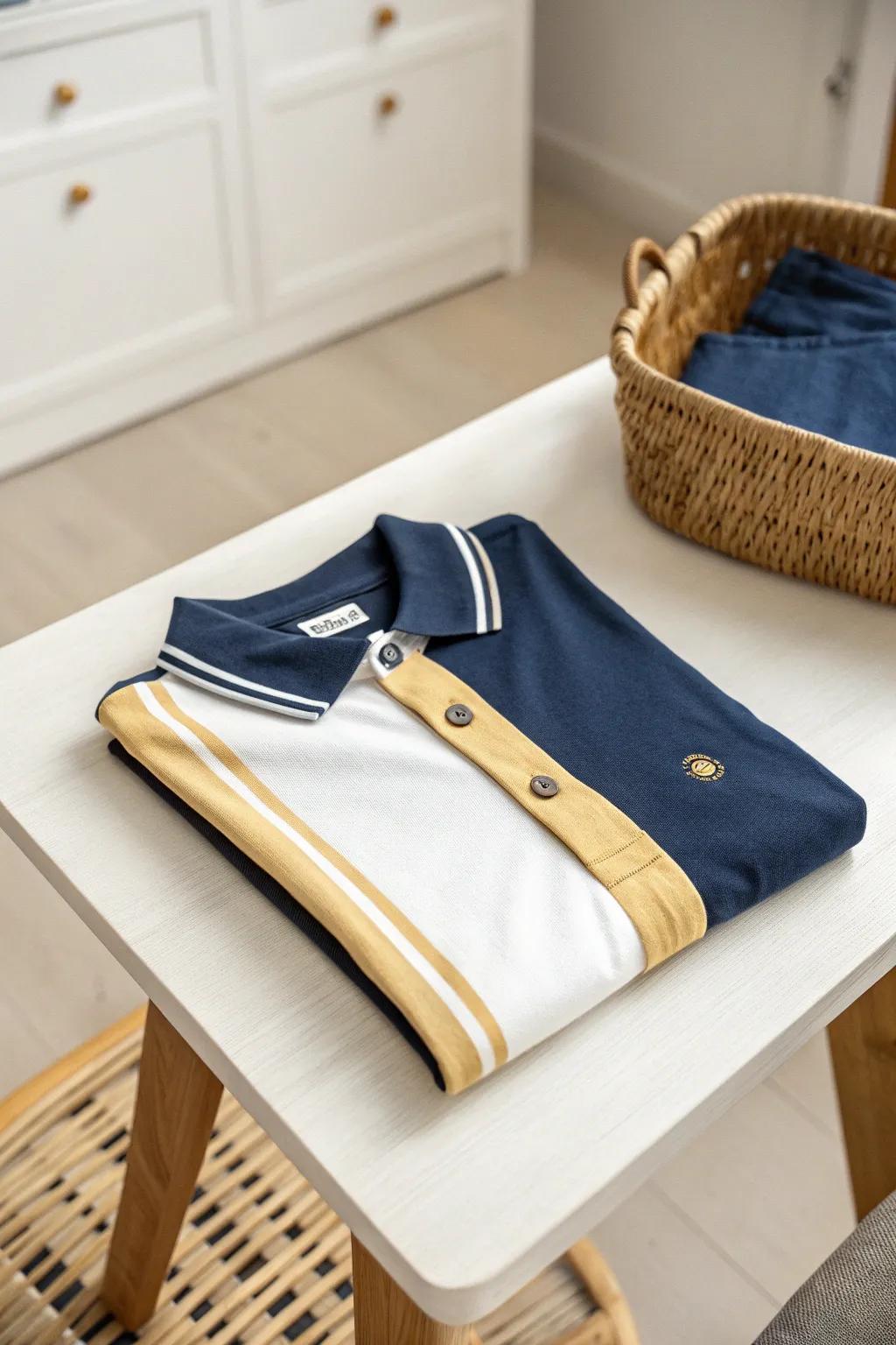 Elevate your school spirit with minimalist elegance. Discover the beauty of simplicity in your college colors.