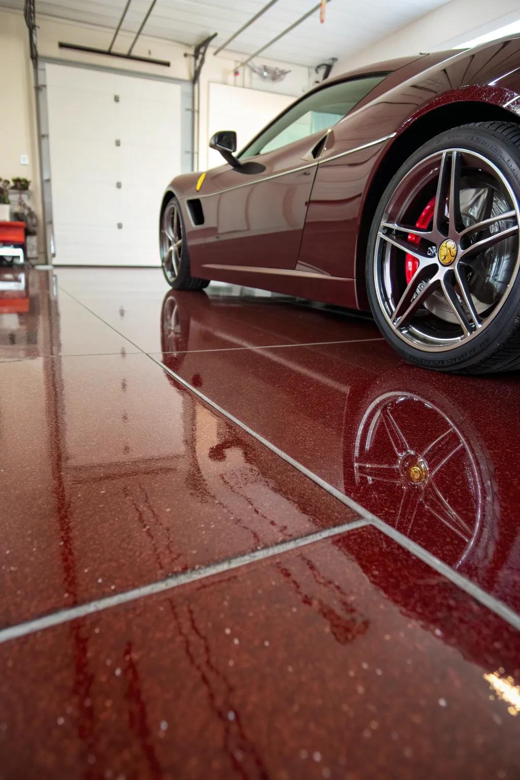 Transform your garage with a showroom-quality epoxy floor that echoes luxury and durability.