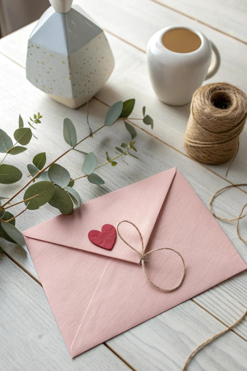 Unfold the magic: A pop-up heart surprise for your next heartfelt letter.