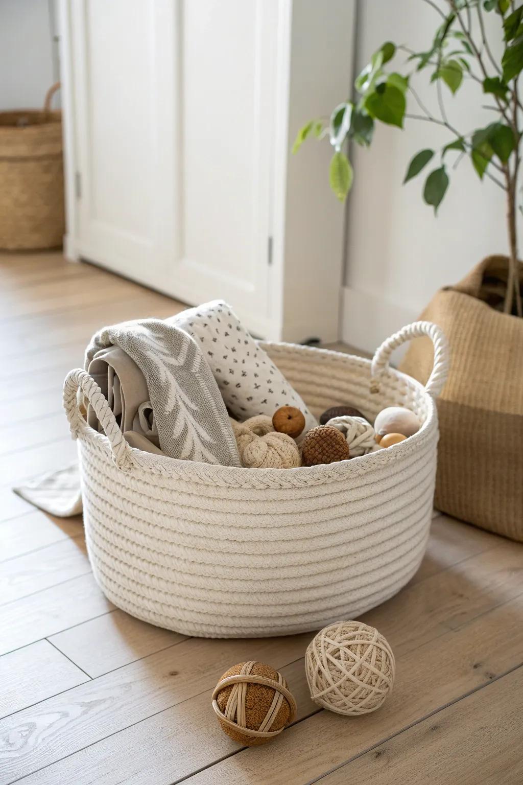 Elevate your pet's space with chic and functional storage solutions. 🐾✨ #DogRoomStyle #ScandiBoho