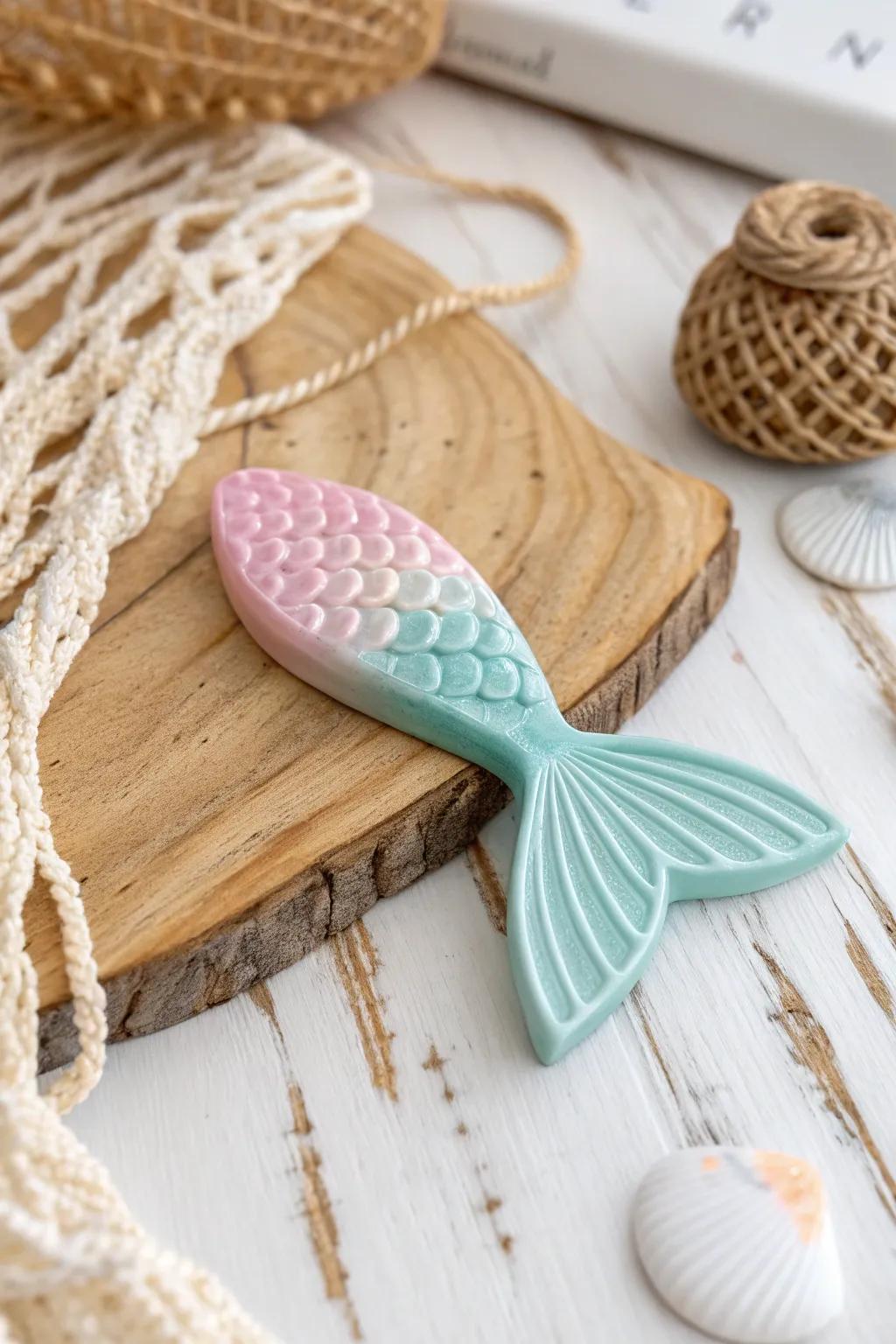 Dive into creativity with these enchanting mermaid tail crayons, a perfect blend of artistry and sustainability!