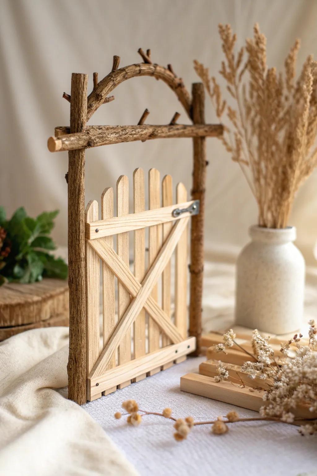 Elevate your miniature barn scene with handcrafted details that speak volumes in simplicity and style.