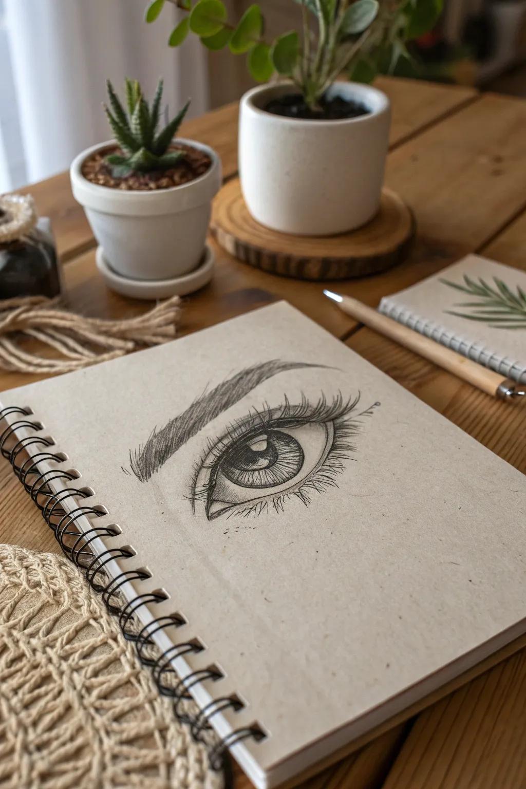 Capturing emotions one sketch at a time – the art of drawing expressive eyes.