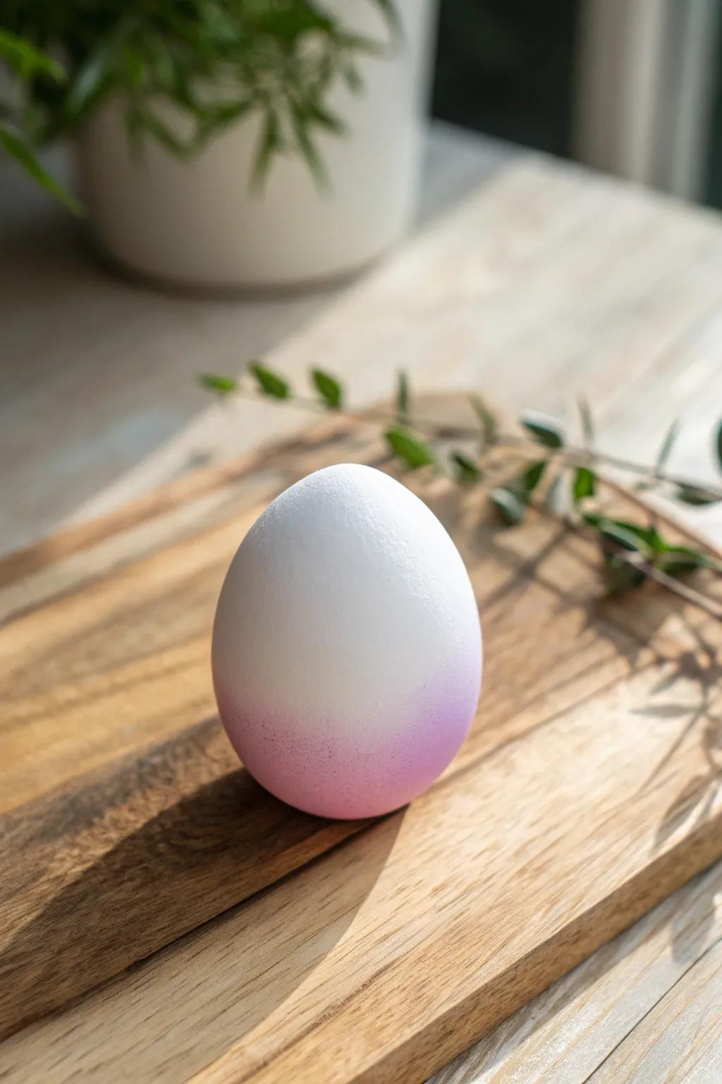 Embrace simplicity with a touch of ombre elegance, perfect for your minimalist decor.
