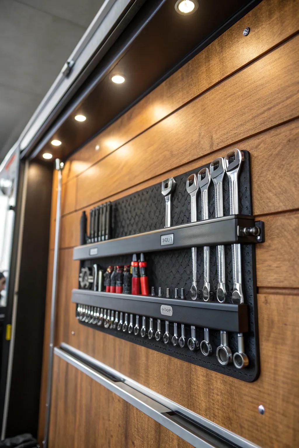 Streamline your workspace with magnetic precision—where every tool has its place.