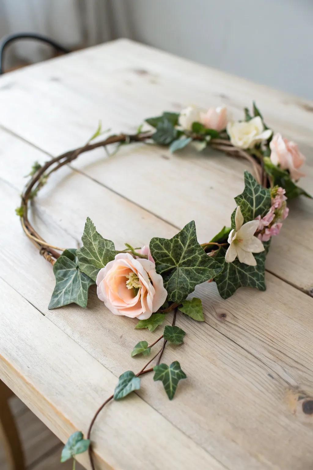 Embrace nature's elegance with this enchanting fairy costume headpiece, perfect for adding a touch of magic to your DIY adventures.