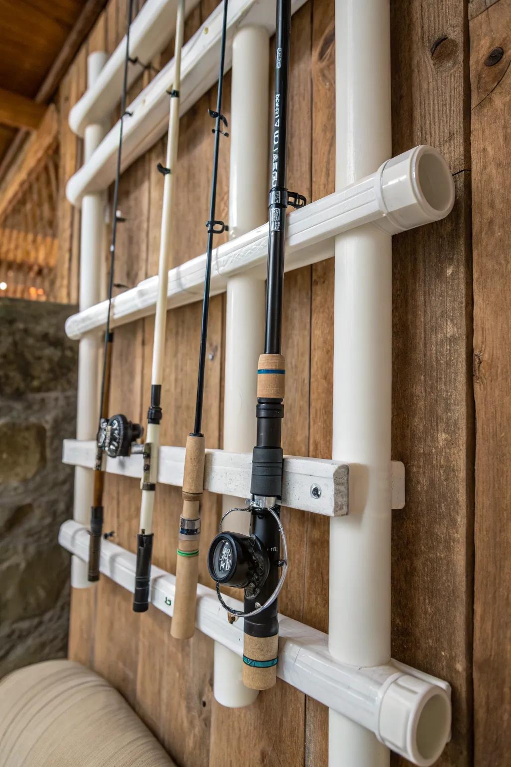 Craft Your Own: Stylish and Affordable PVC Fishing Rod Holder
