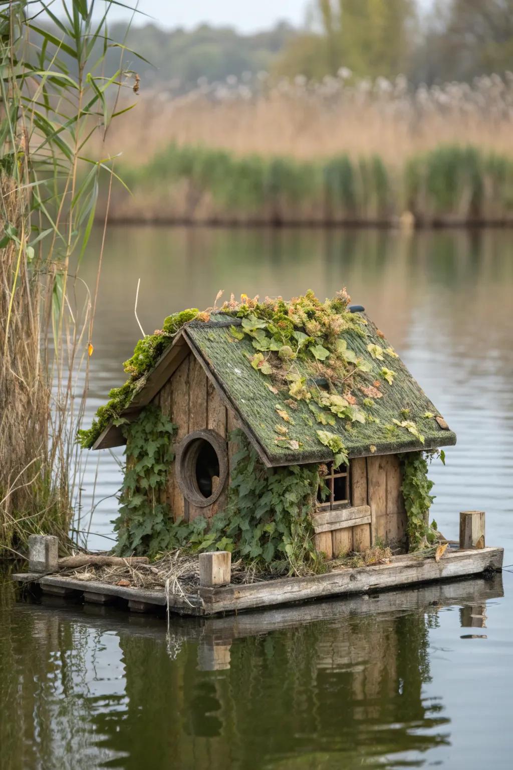 Craftsmanship meets nature: A discreet haven for your feathered friends.