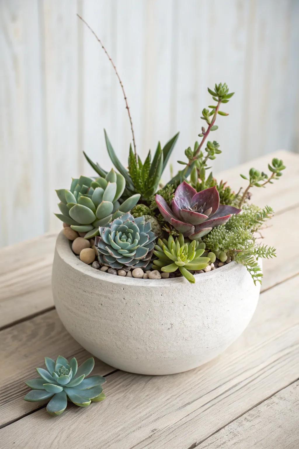 Elevate your gifting with chic, easy-care succulent arrangements that blend simplicity and style perfectly.