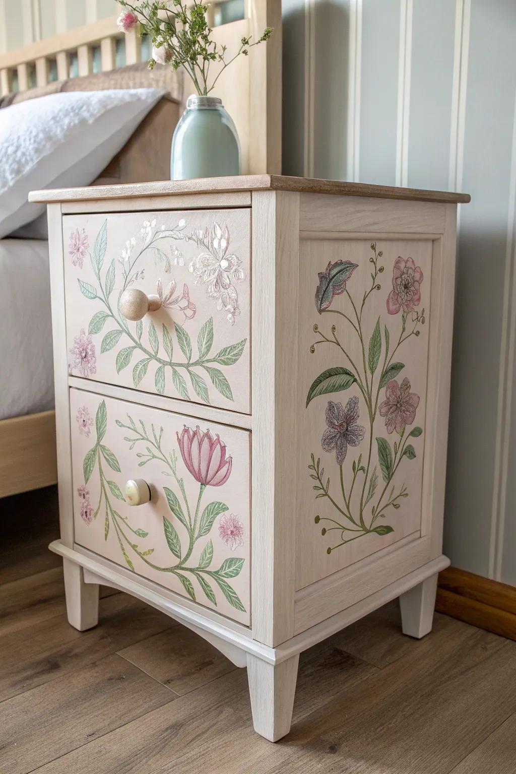 Elevate your space with a touch of floral fantasy—where craftsmanship meets dreamy pastels.