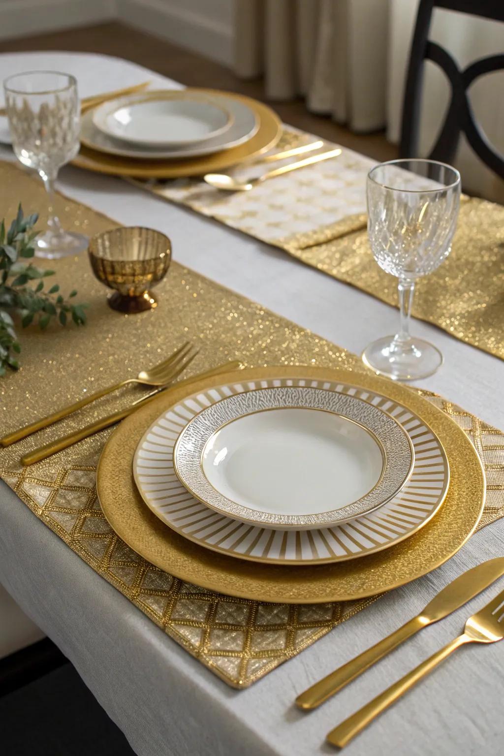 A sophisticated table setting that enhances the dining experience.