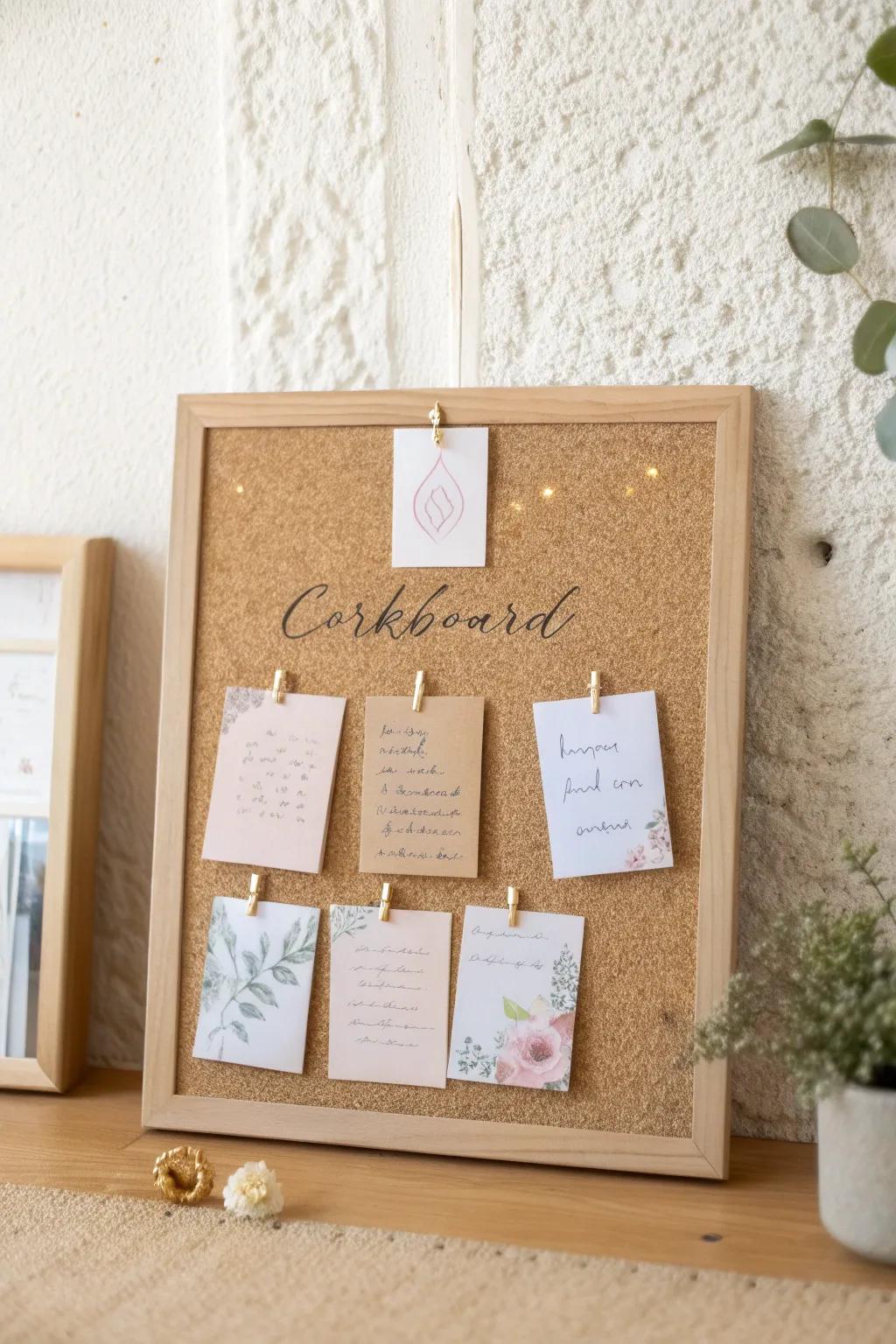 Capture cherished moments with a personalized touch: creating a graduation memory board filled with heartfelt notes.