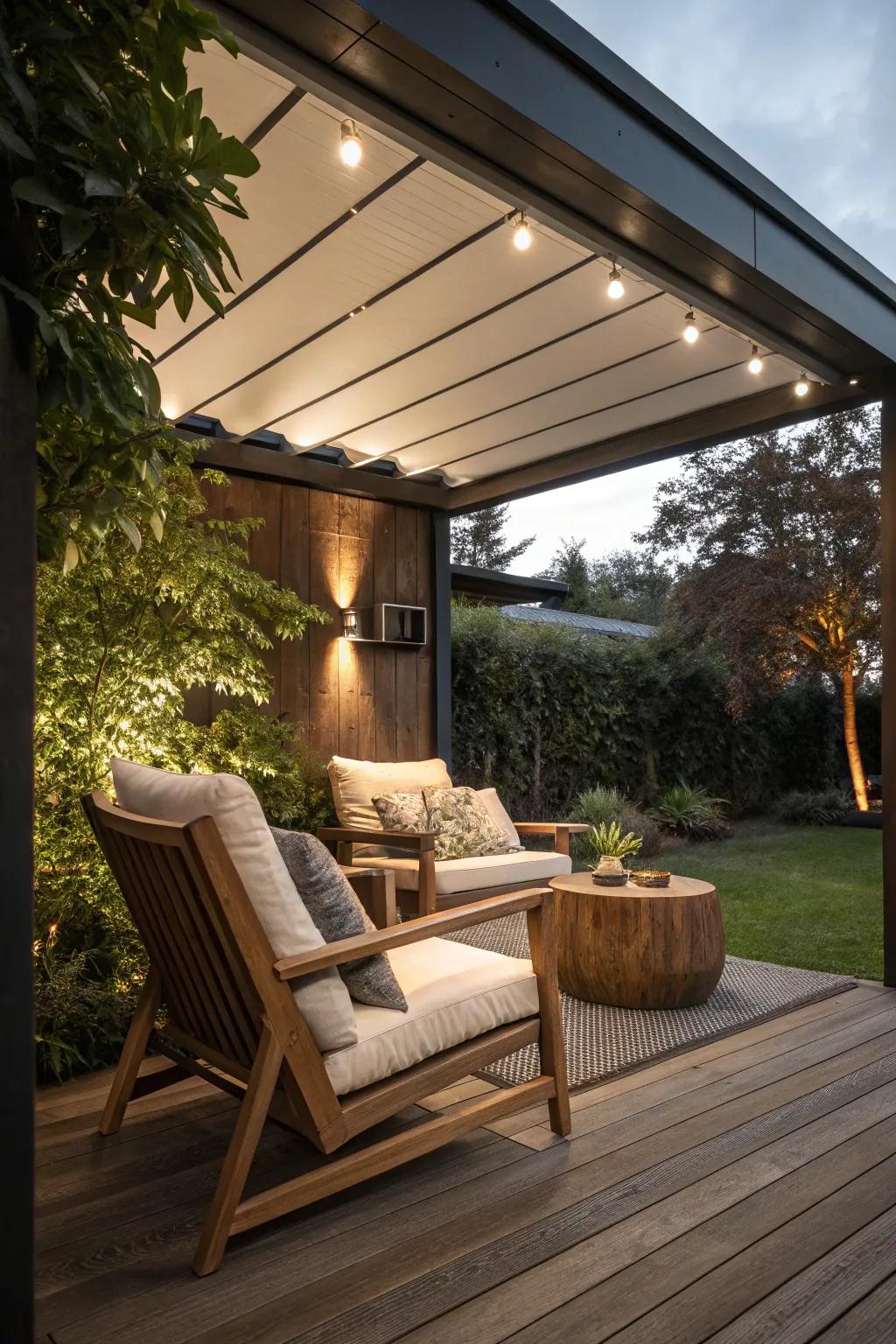Elevate your outdoor space with a crafted touch of comfort.