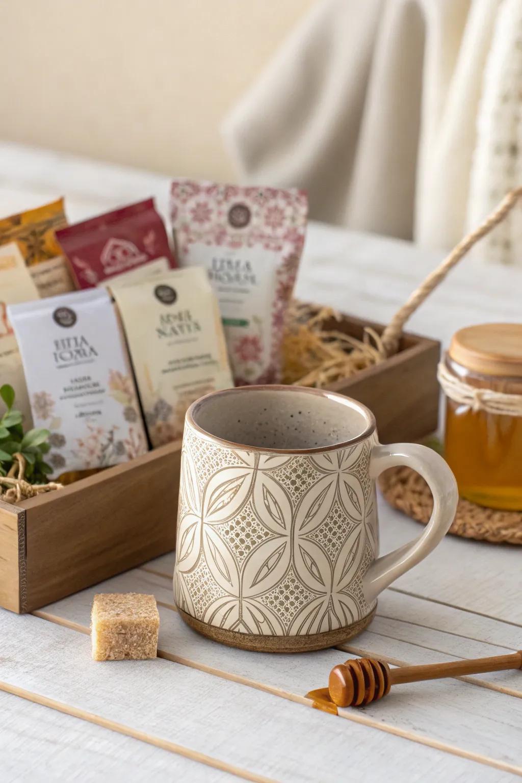 Sip into serenity with our Tea Lover's Hamper, where every detail speaks of warmth and elegance.