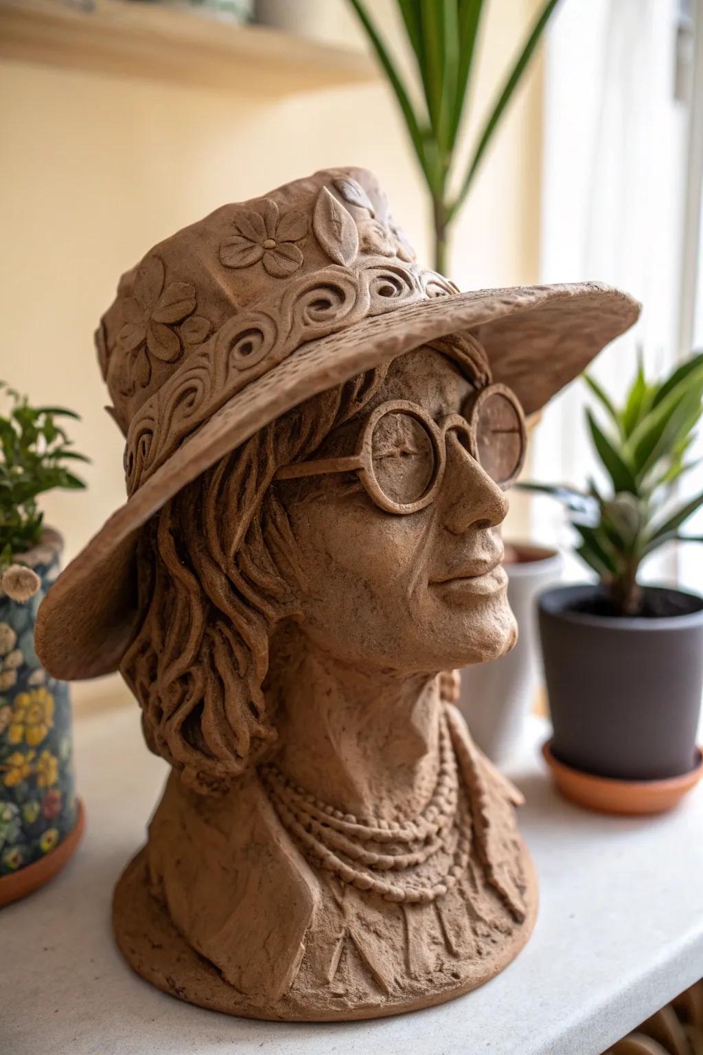 Meet your new handcrafted clay friend, full of character and charm!