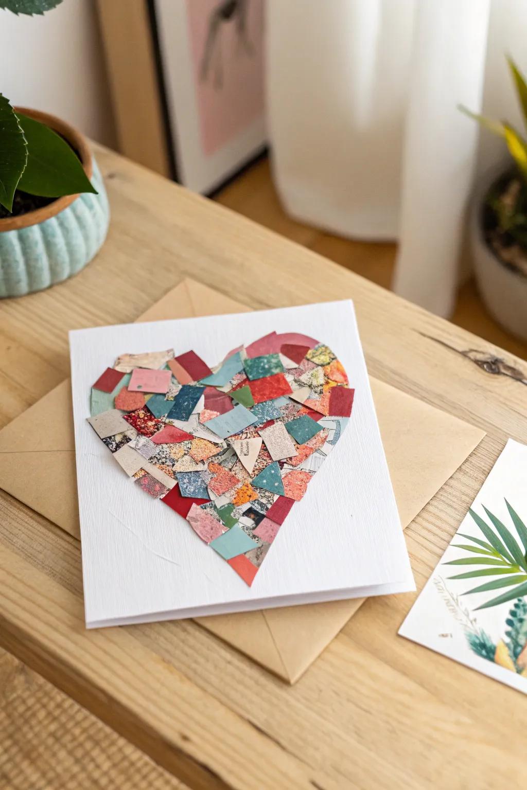 Celebrate Mother's Day with a handmade touch—craft a heartfelt collage card full of love and creativity.