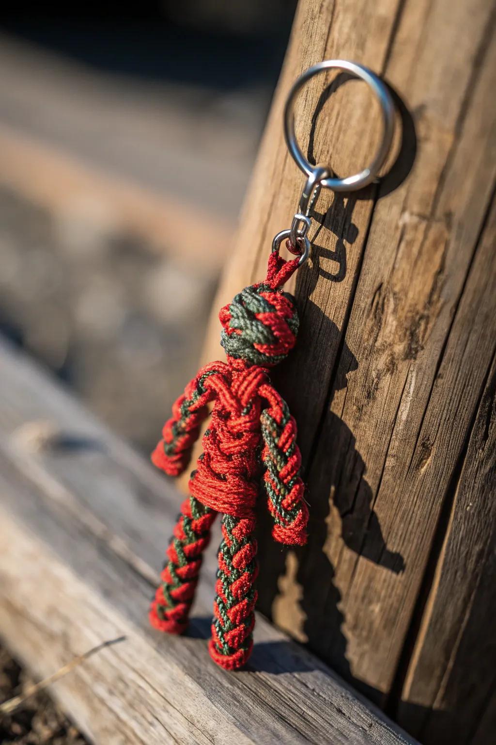 Craftsmanship in Every Knot: Elevate your keyring with a paracord keychain that tells a story.