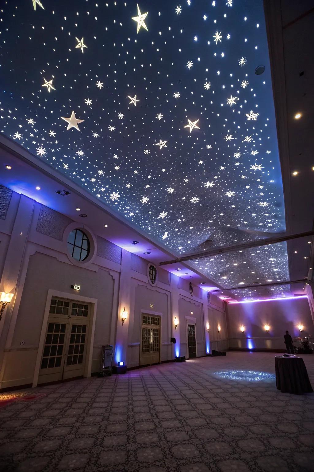 Project stars on your ceiling for a celestial atmosphere.