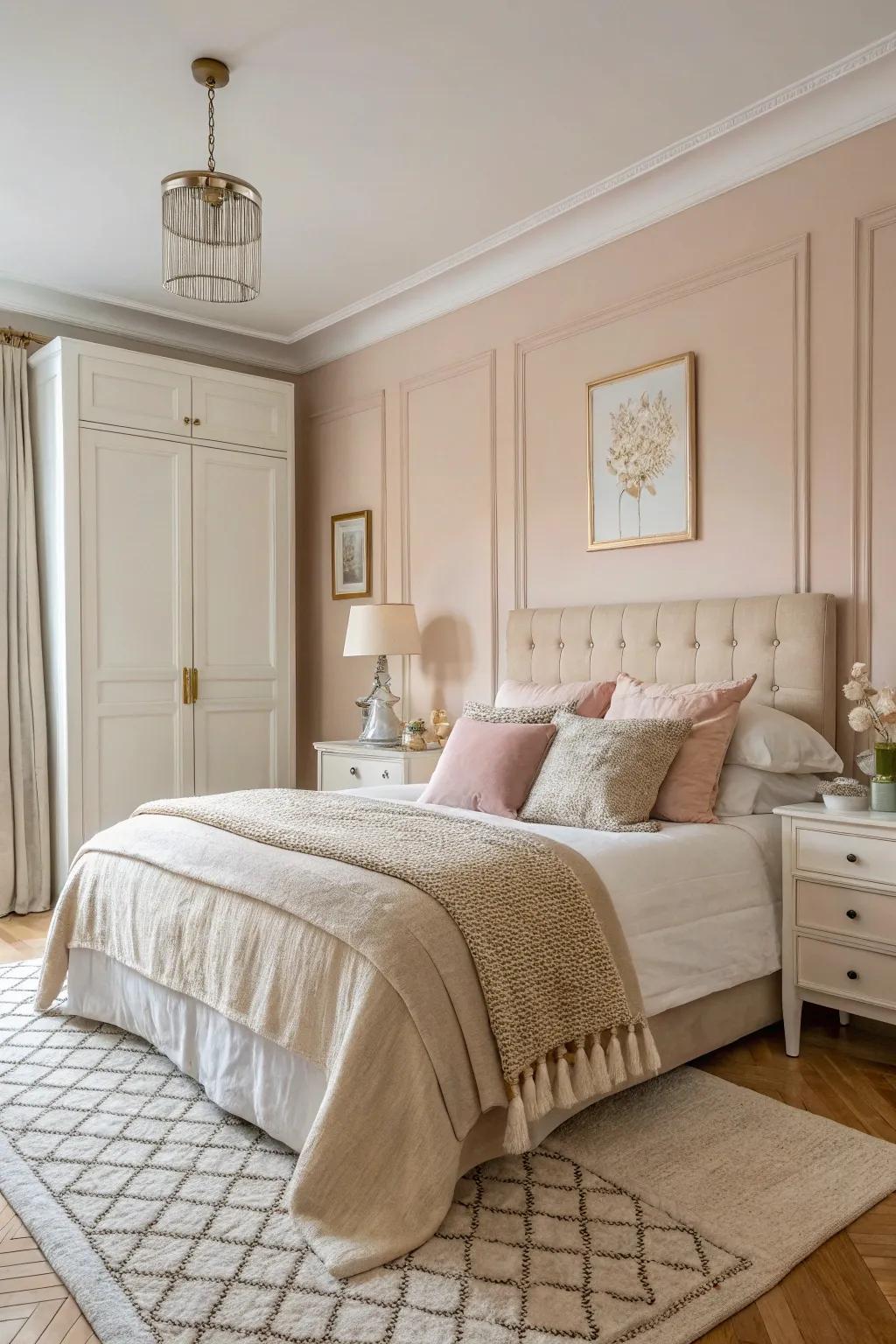 Neutral palettes provide a soothing foundation for a plush space.