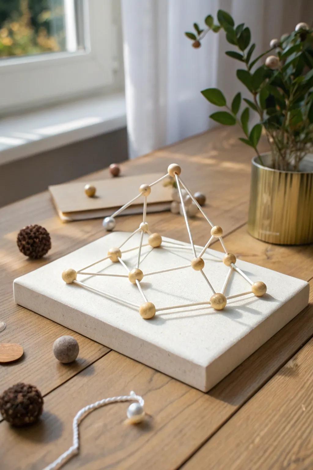 Explore the stars with this beautifully crafted 3D constellation model, a perfect blend of simplicity and elegance.