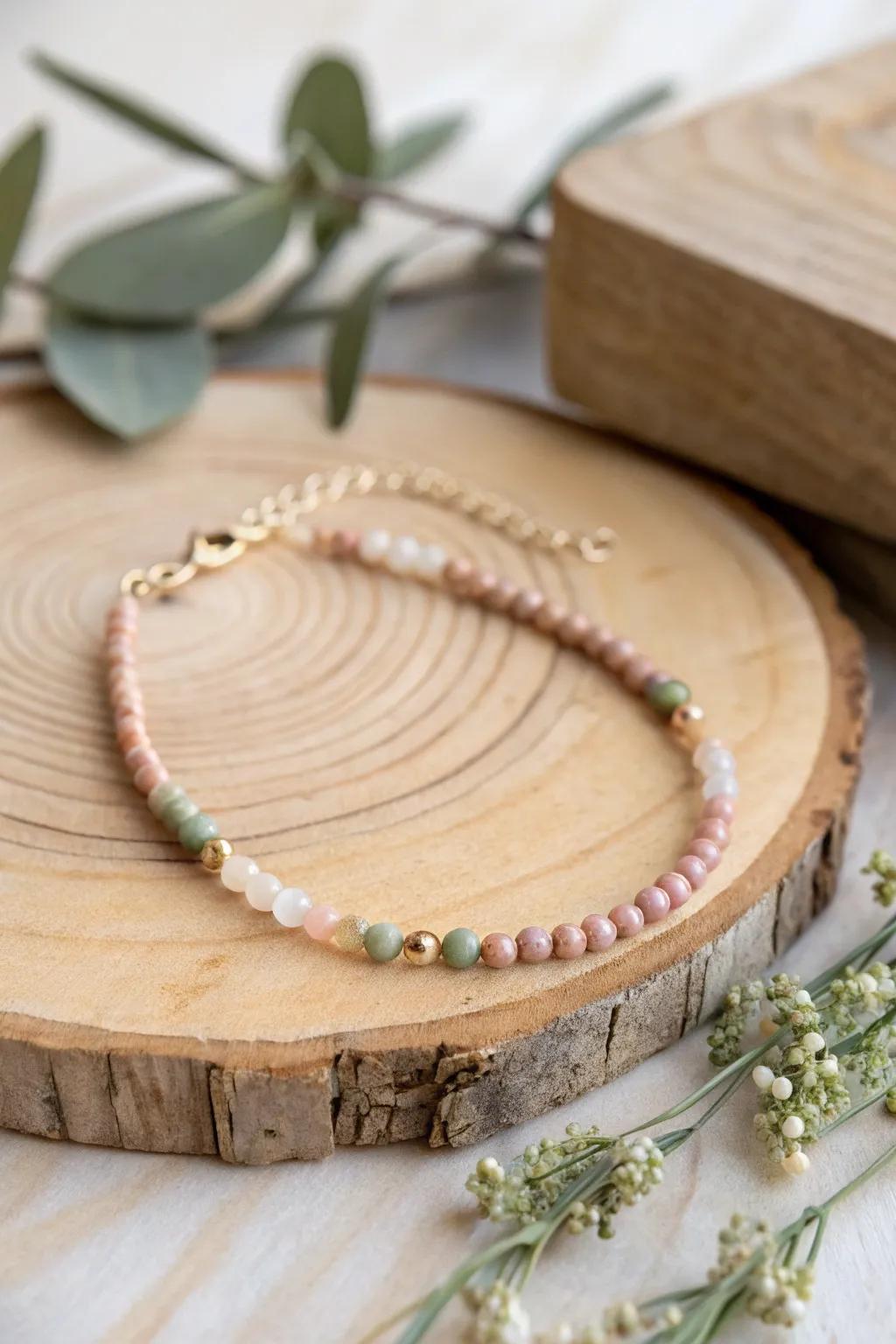 Embrace minimalist elegance with a touch of boho charm.
